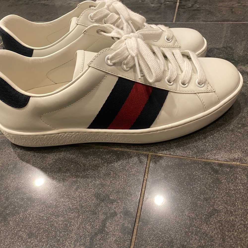 Gucci men ace low top sneakers